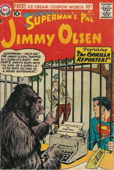 Cover of Superman's Pal, Jimmy Olsen #24