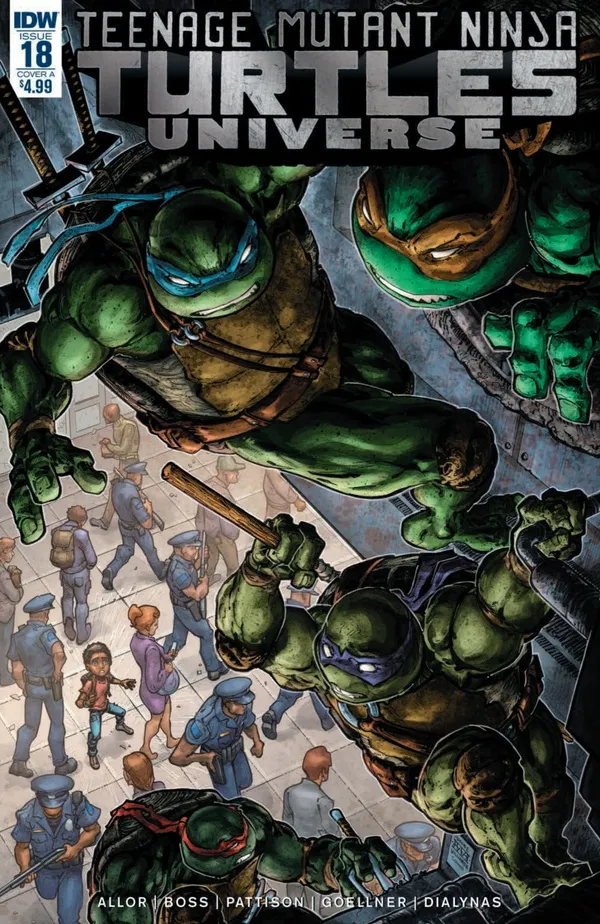 Cover of Teenage Mutant Ninja Turtles Universe #18