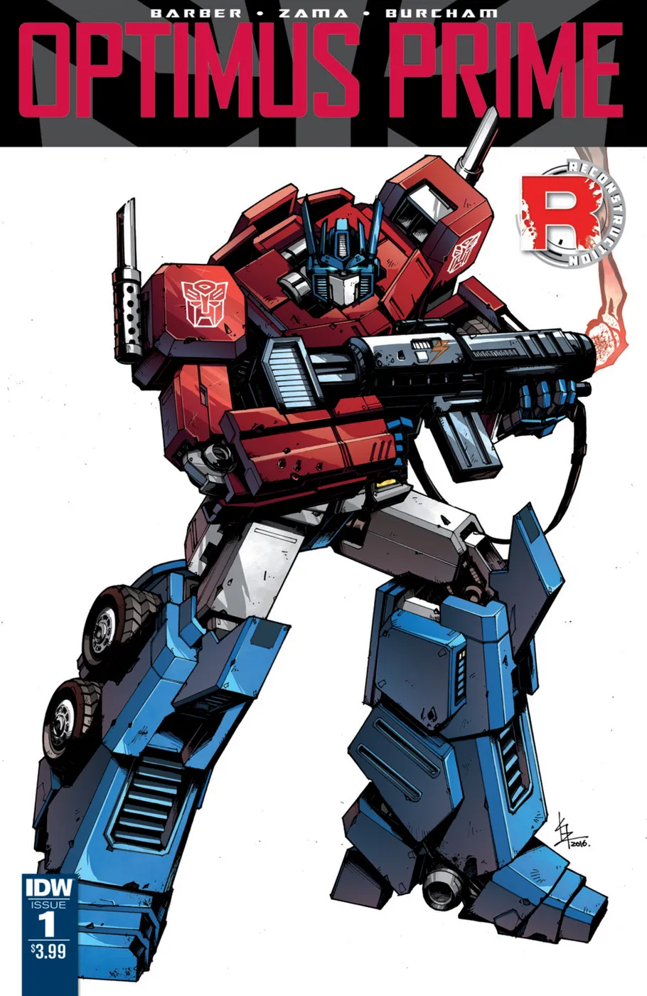 Cover of Optimus Prime #1