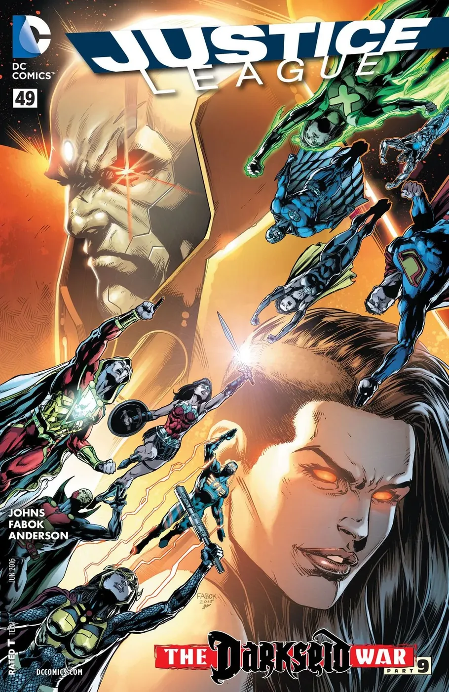 Cover of Justice League #49