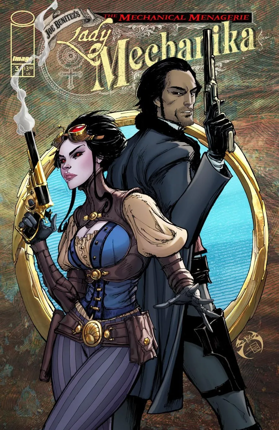 Cover of Lady Mechanika: The Mechanical Menagerie #3