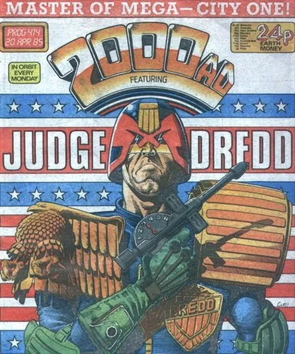 Cover of 2000 AD #414