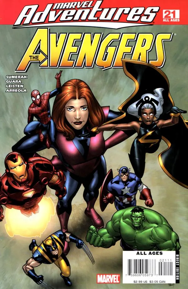 Cover of Marvel Adventures The Avengers #21