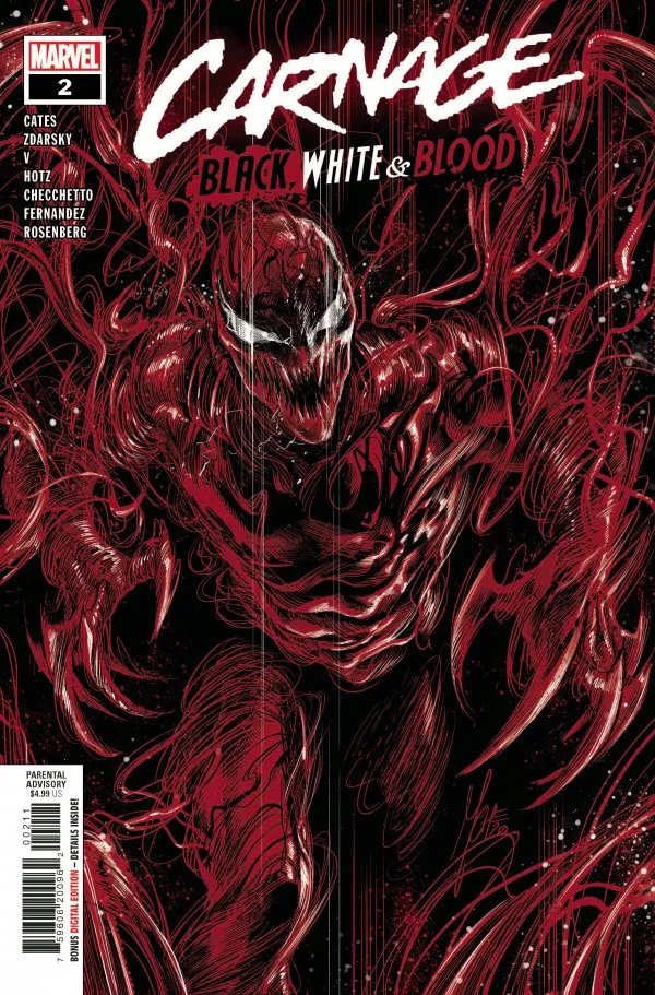 Cover of Carnage: Black, White & Blood #2