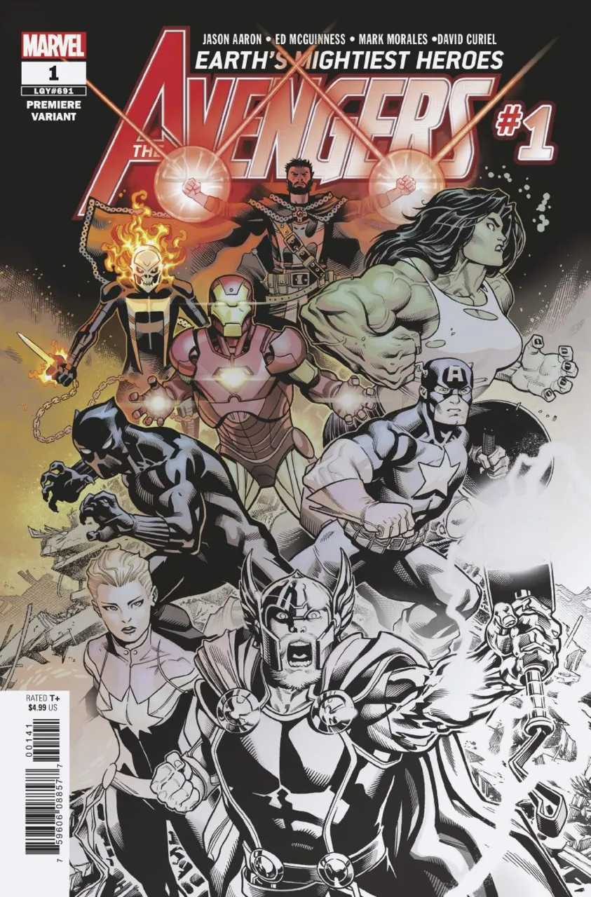 Cover of Avengers #1 (691)