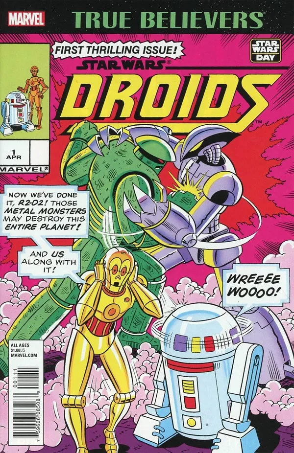 Cover of True Believers: Droids #1