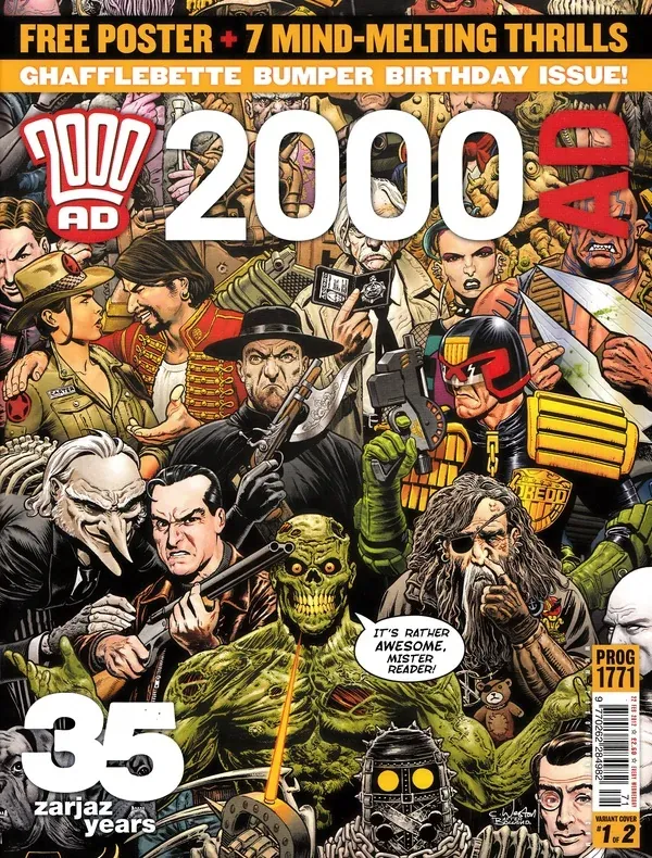 Cover of 2000 AD #1771