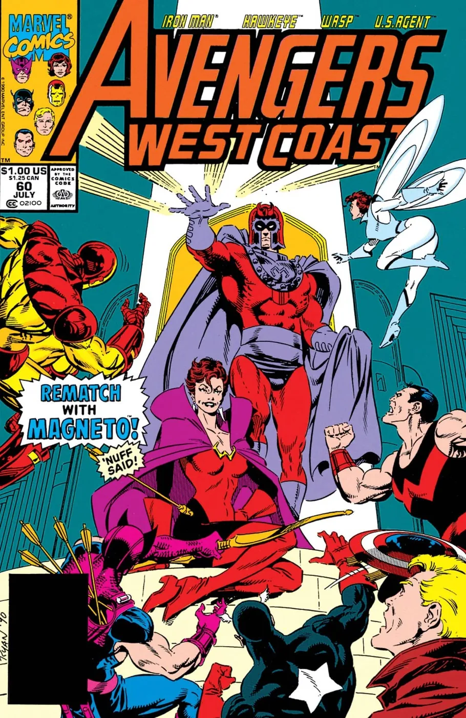 Cover of Avengers West Coast #60