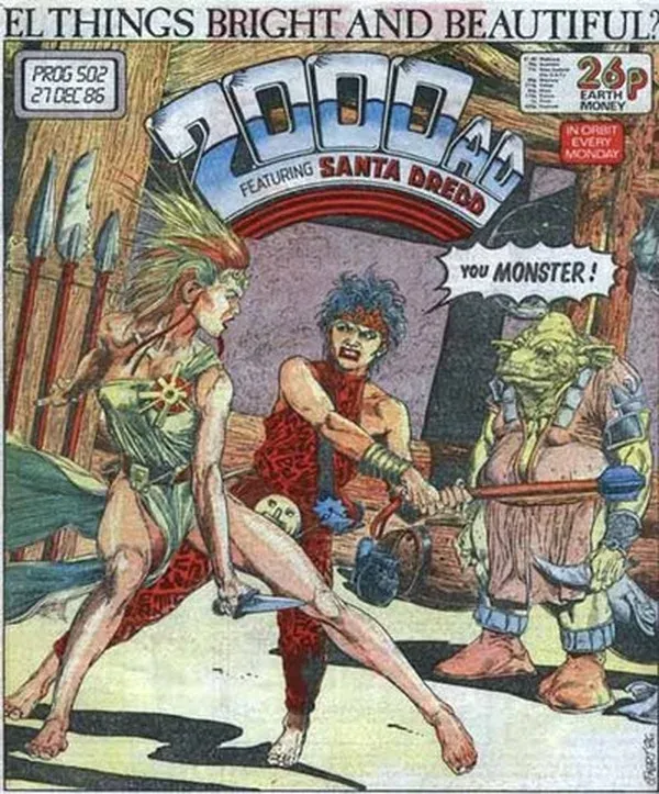 Cover of 2000 AD #502