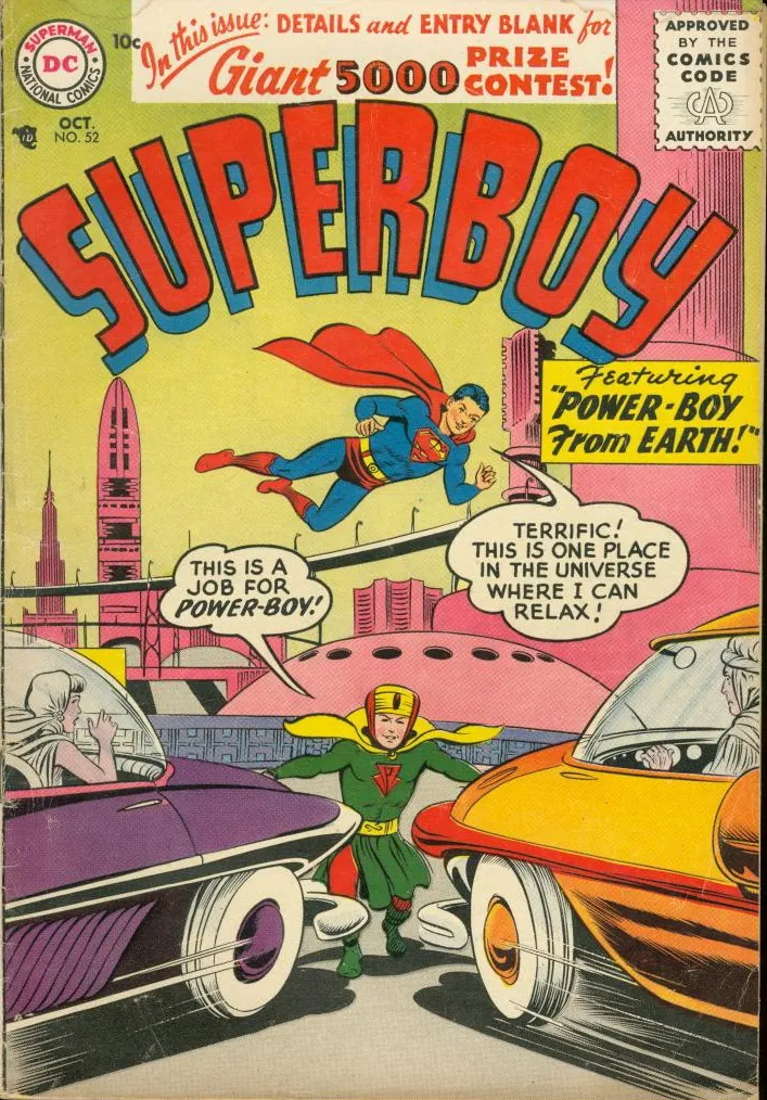 Cover of Superboy #52