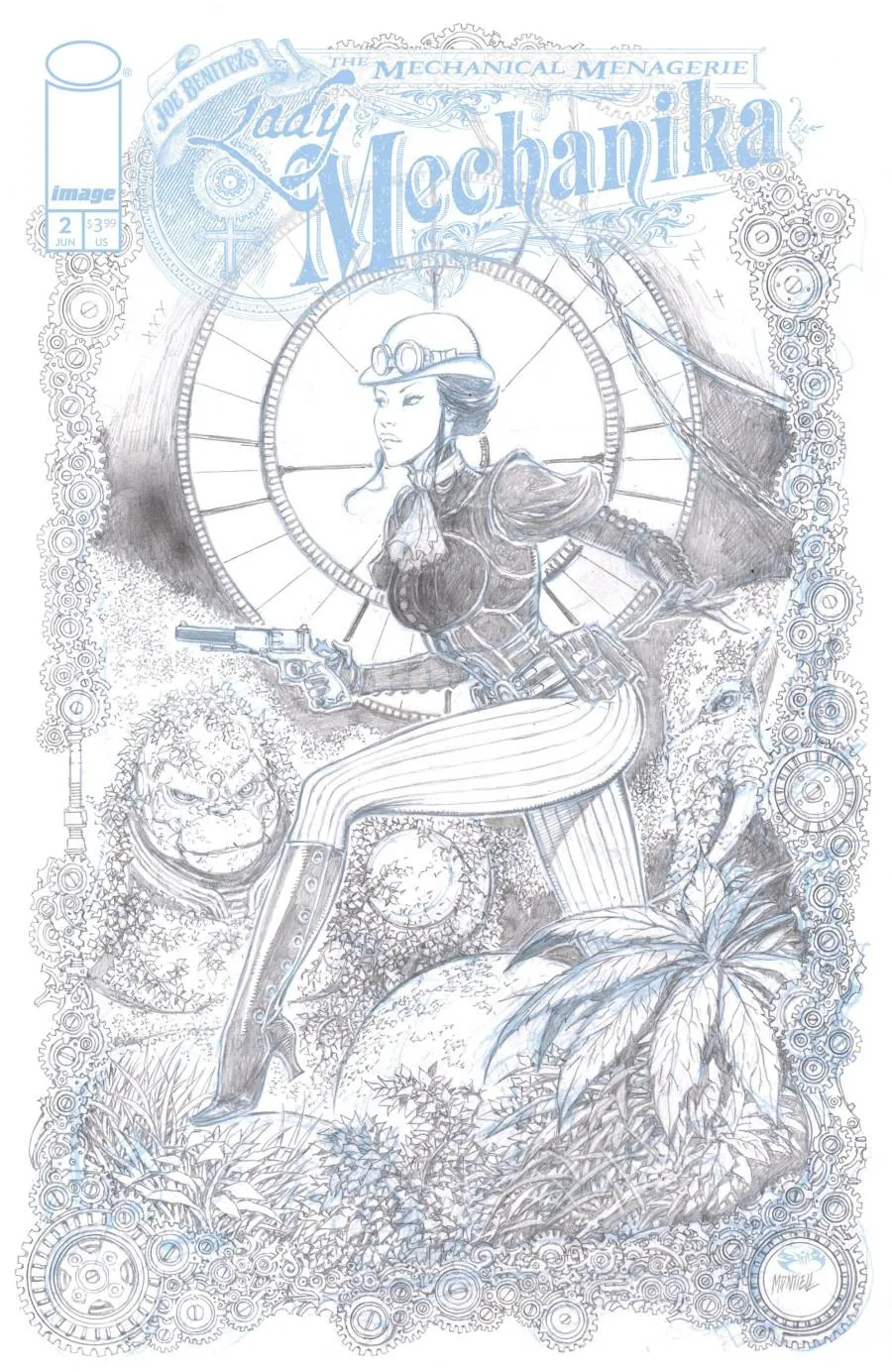 Cover of Lady Mechanika: The Mechanical Menagerie #2