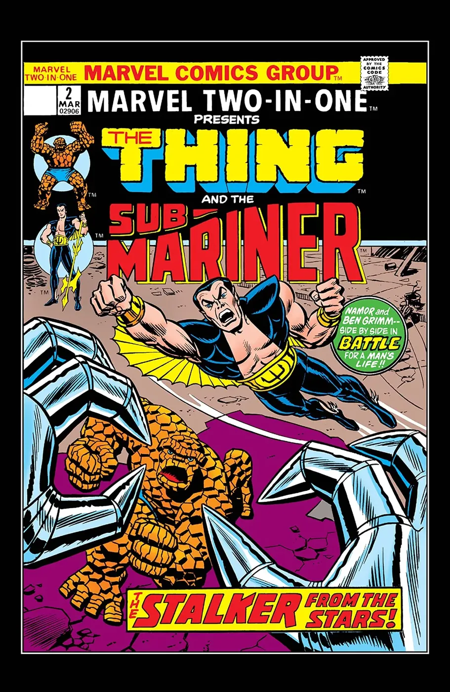 Cover of Marvel Two-in-One #2