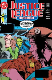 Cover of Justice League America #51