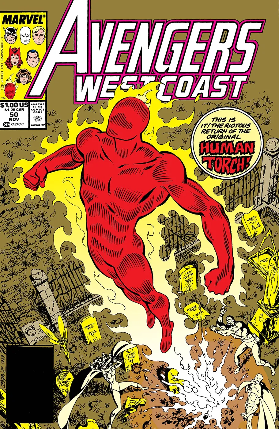 Cover of Avengers West Coast #50