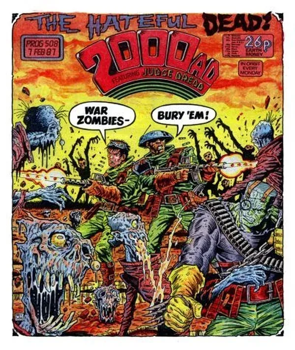 Cover of 2000 AD #508