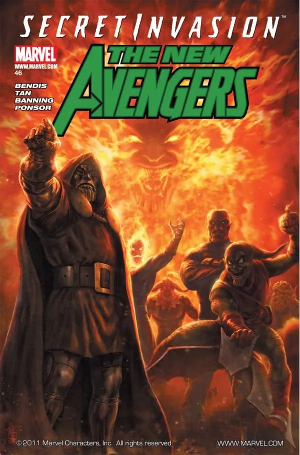 Cover of New Avengers #46