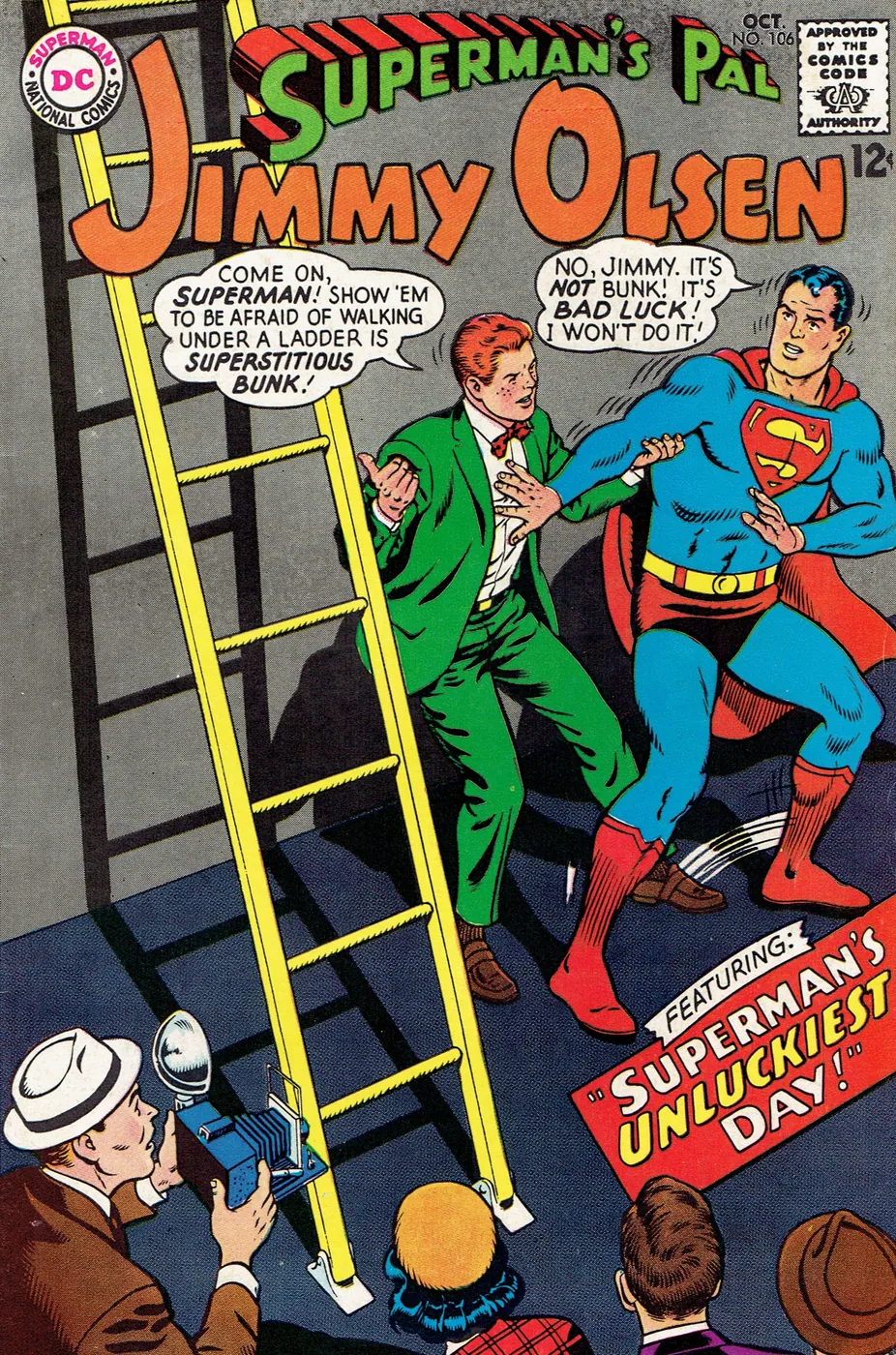 Cover of Superman's Pal, Jimmy Olsen #106