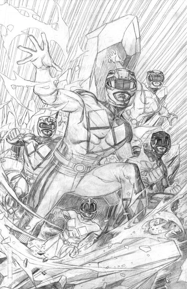Cover of Mighty Morphin Power Rangers #1