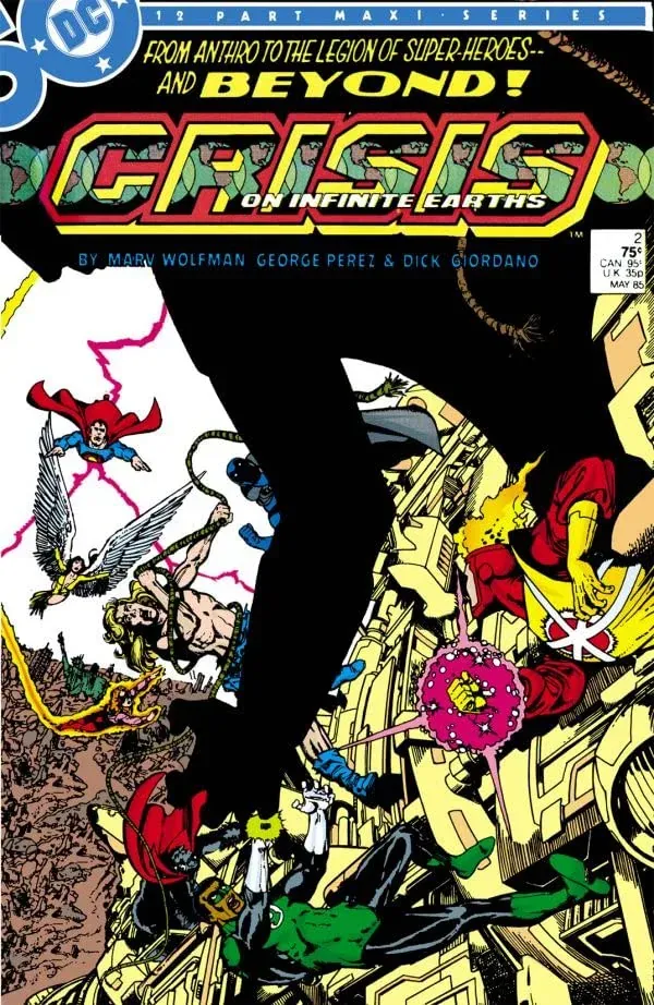 Cover of Crisis on Infinite Earths #2