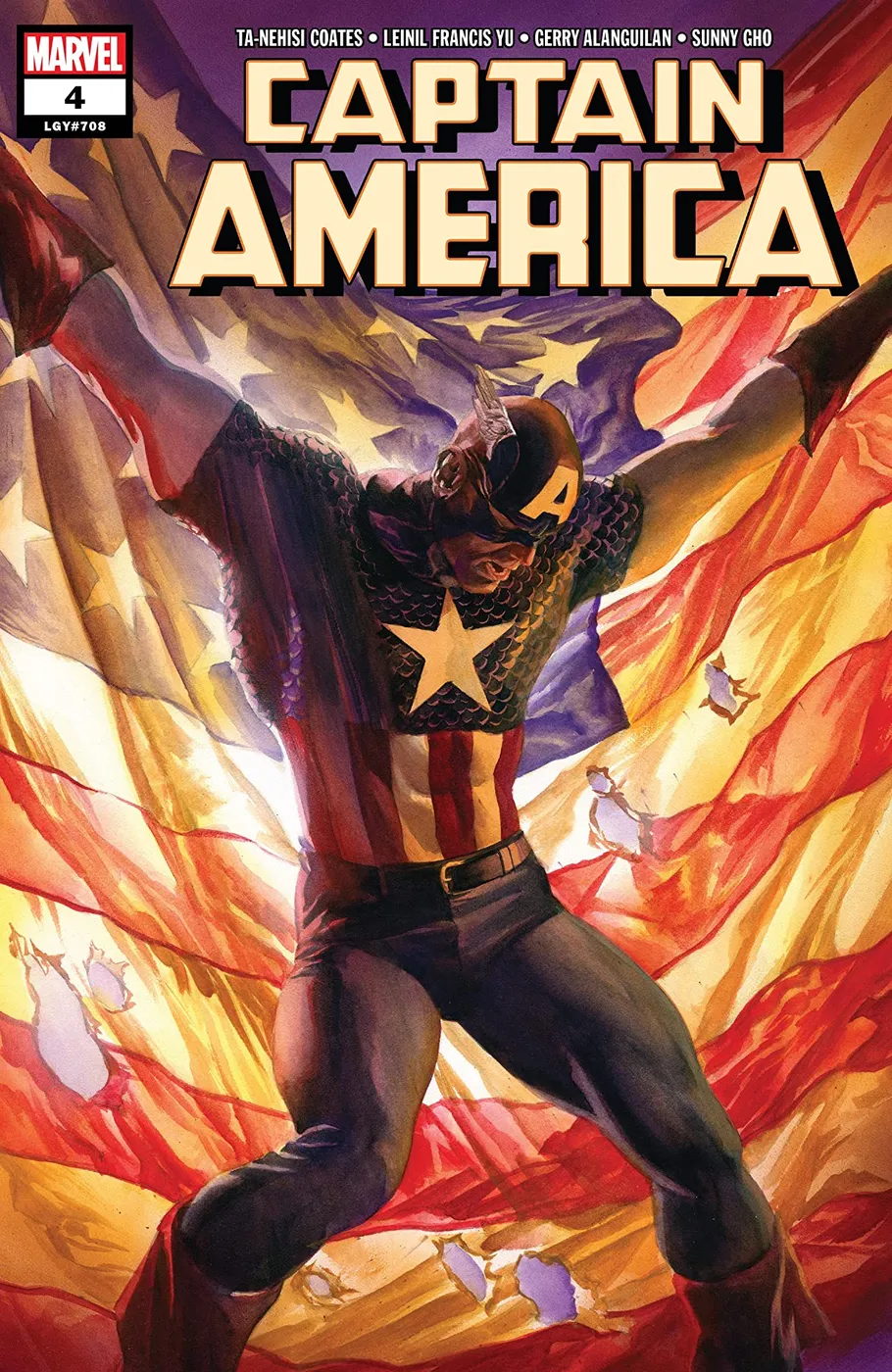 Cover of Captain America #4 (708)