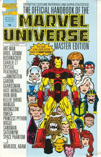 Cover of The Official Handbook of the Marvel Universe: Master Edition #15