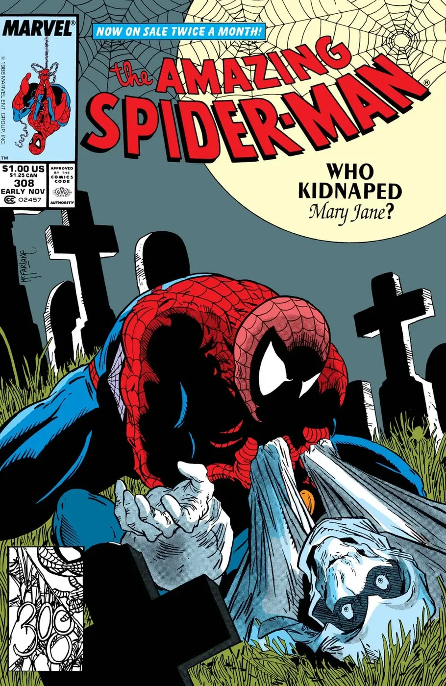 Cover of The Amazing Spider-Man #308