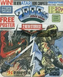 Cover of 2000 AD #335