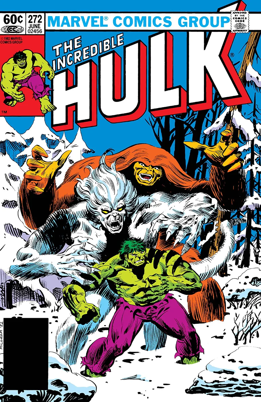 Cover of The Incredible Hulk #272