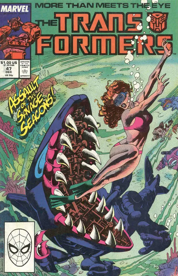 Cover of The Transformers #47