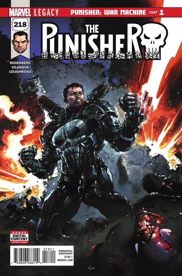 Cover of The Punisher #218