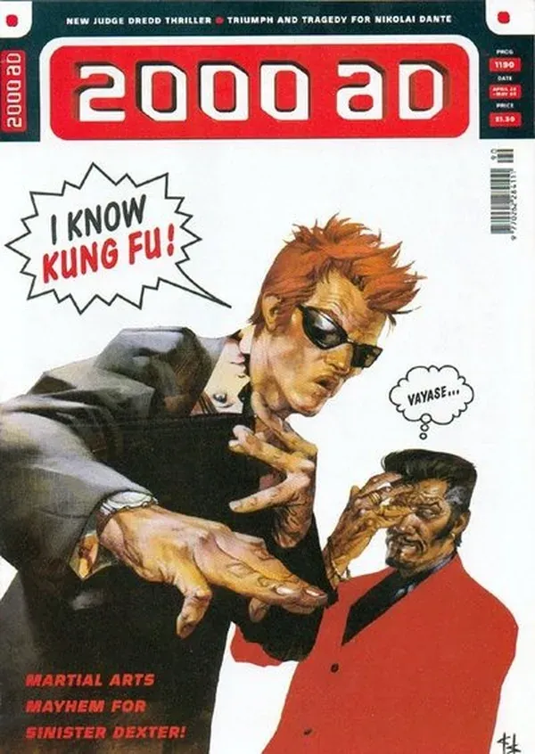 Cover of 2000 AD #1190