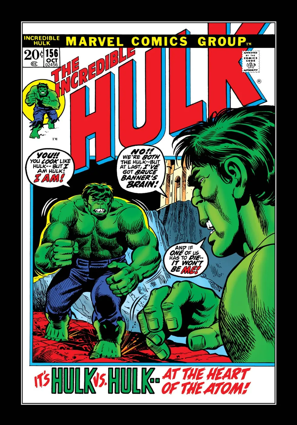 Cover of The Incredible Hulk #156