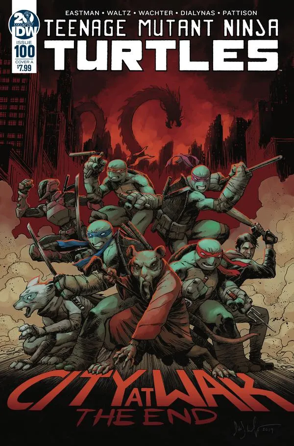 Cover of Teenage Mutant Ninja Turtles #100