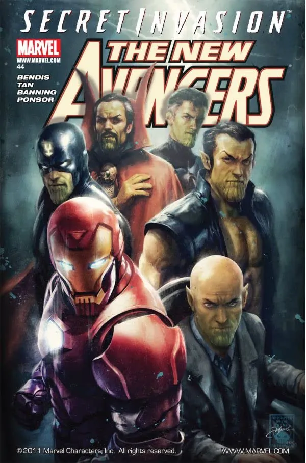 Cover of New Avengers #44
