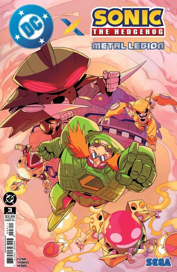 Cover of DC x Sonic the Hedgehog: Metal Legion #3