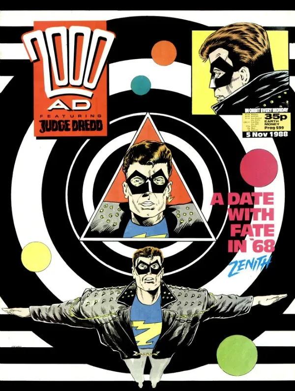 Cover of 2000 AD #599