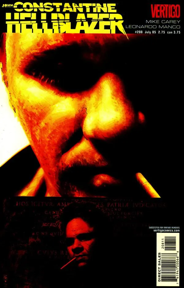 Cover of Hellblazer #208