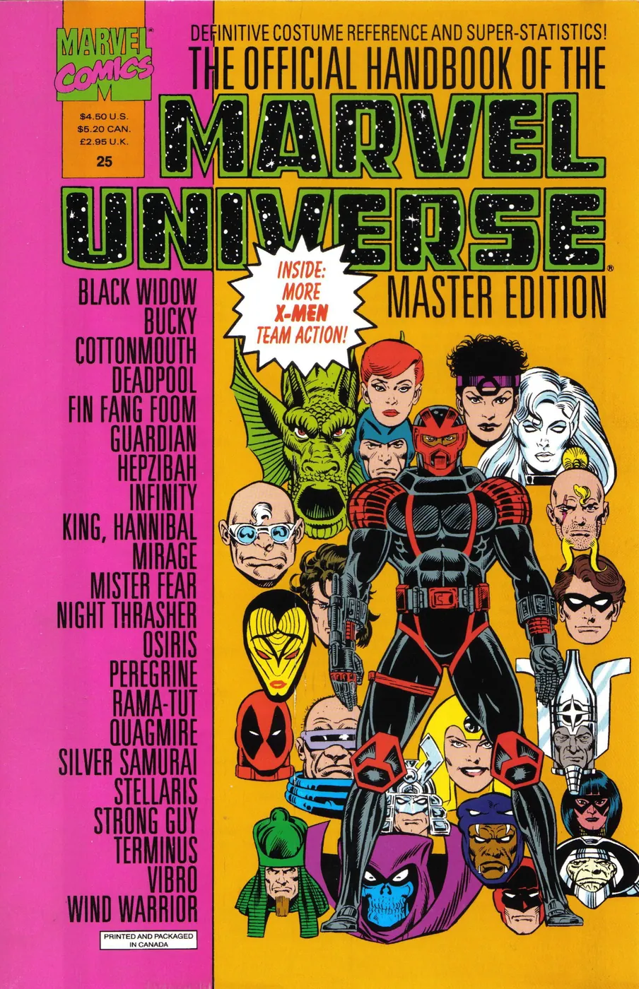 Cover of The Official Handbook of the Marvel Universe: Master Edition #25
