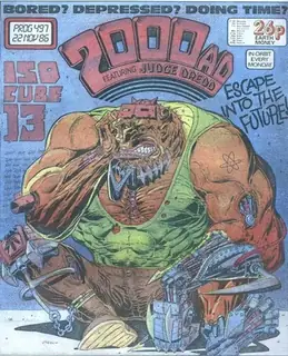 Cover of 2000 AD #497
