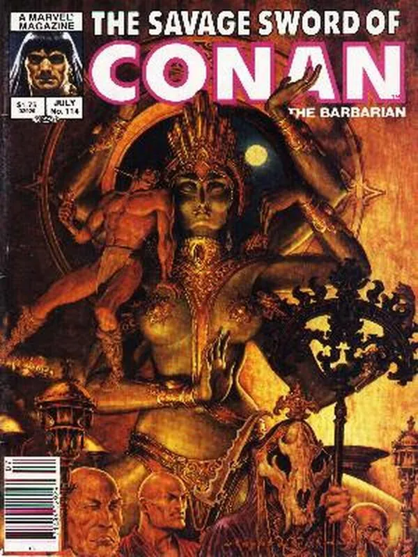 Cover of The Savage Sword of Conan #114