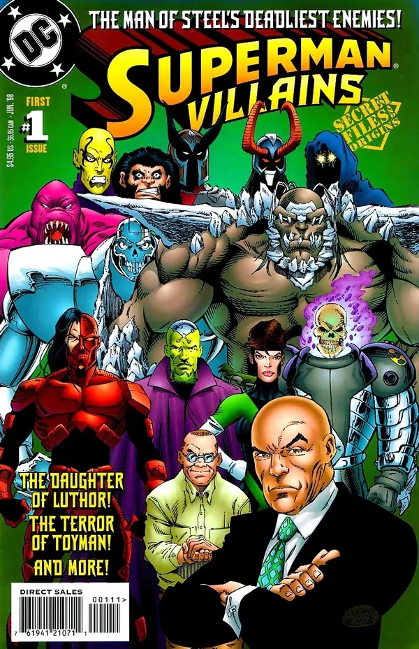 Cover of Superman Villains Secret Files #1