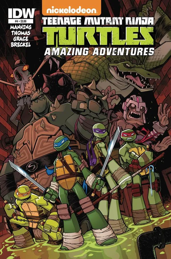 Cover of Teenage Mutant Ninja Turtles: Amazing Adventures #4