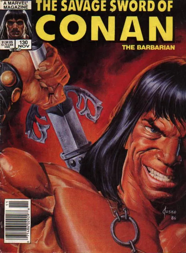 Cover of The Savage Sword of Conan #130