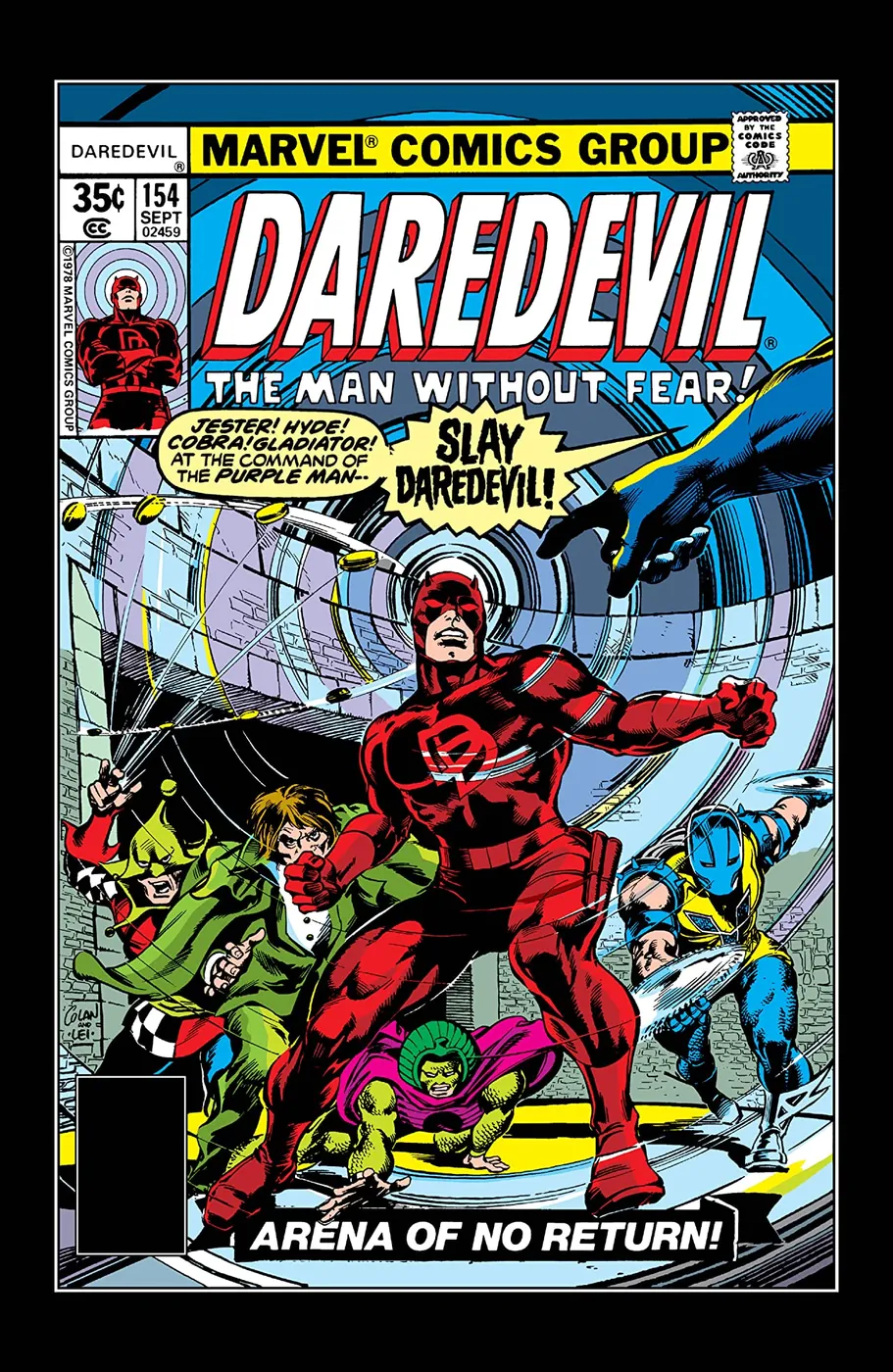Cover of Daredevil #154