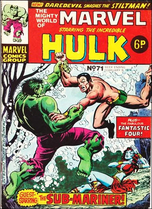 Cover of The Mighty World of Marvel #71