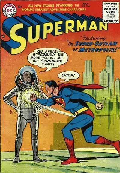 Cover of Superman #106