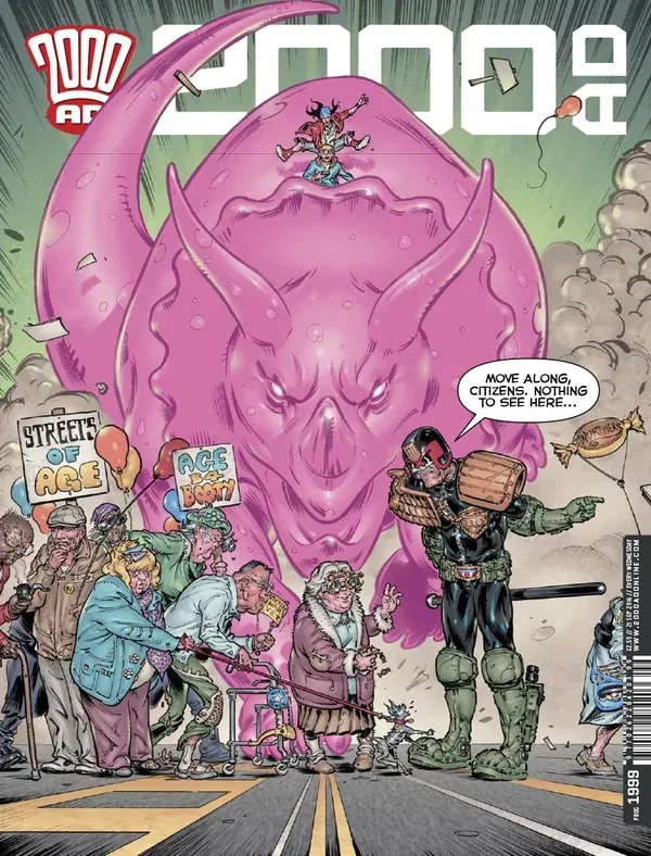 Cover of 2000 AD #1999