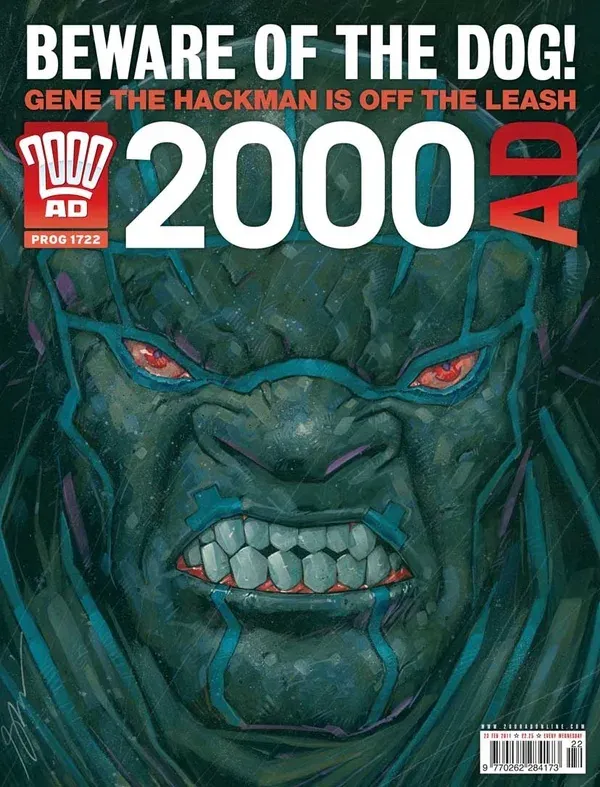 Cover of 2000 AD #1722