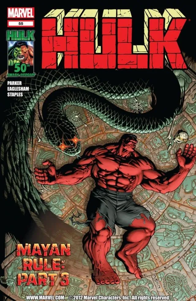 Cover of Hulk #55