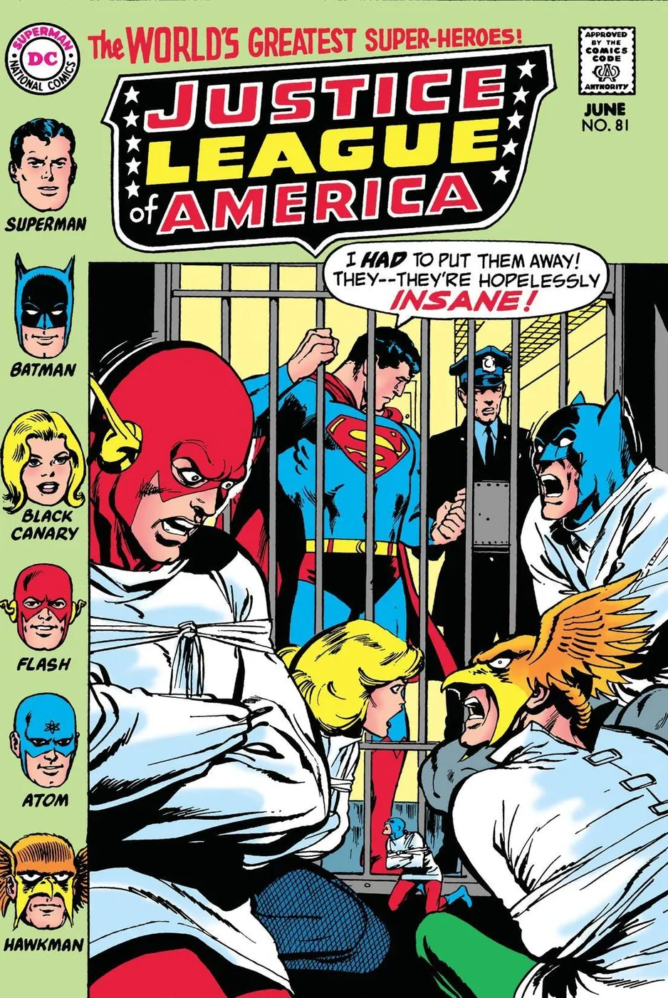 Cover of Justice League of America #81